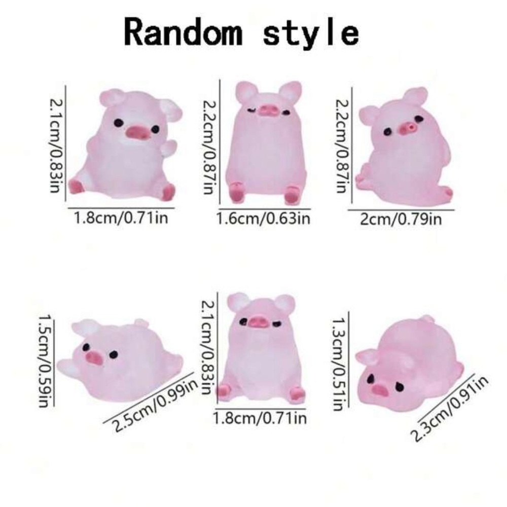 Cute Luminous Pink Pigs